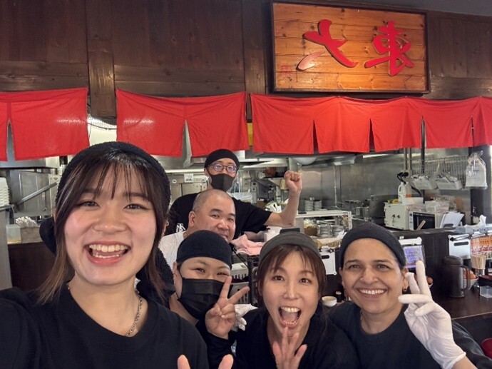 在課餘時間打工的德島拉麵店圖片