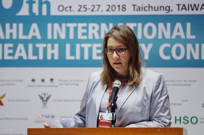 Kristine Sorensen, President, International Health Literacy Association (IHLA)