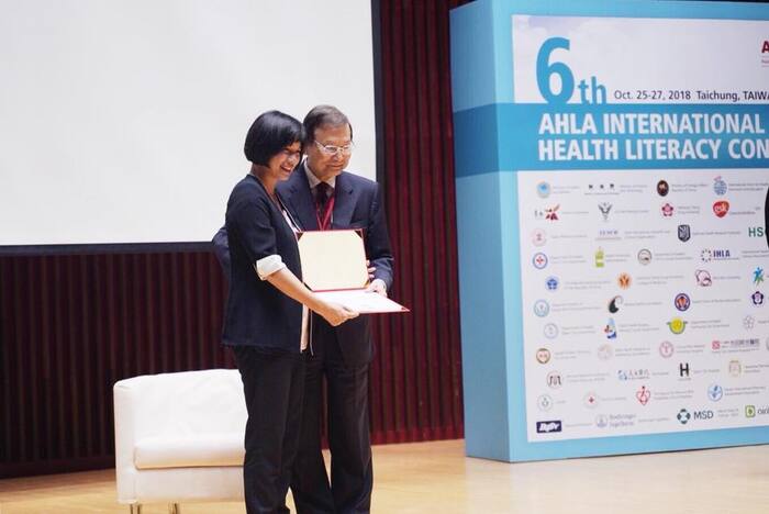AHLA Global Contribution Award to Mayor Chia-Long Lin, Mayor, Taichung.(Substitute Representative: deputy mayor Ms. Lin)