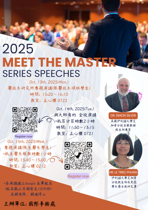 2025 Meet the Master - Dr. Simon Silver & Dr. Le Trieu Phung圖片