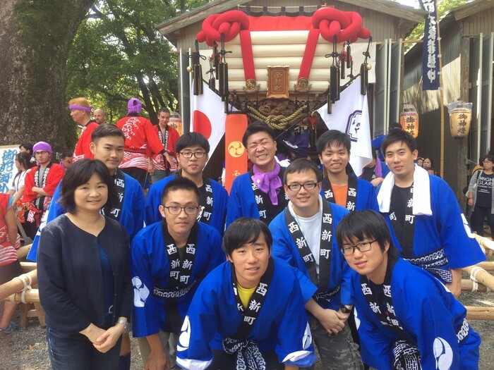 國際部永本老師邀請：德島日和佐町八幡神社秋季例大祭